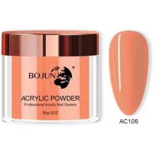 Bojun AC106 Peach Orange Acrylic Powder Crystal Powder