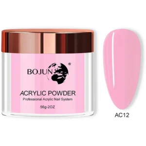 Bojun AC12 Pink Acrylic Powder Crystal Powder Nail Powder