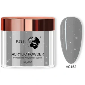 Bojun AC152 Metallic Silver Acrylic Powder Crystal Powder