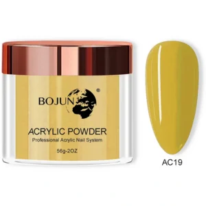 Bojun AC19 Yellow Acrylic Powder Crystal Powder Nail Powder