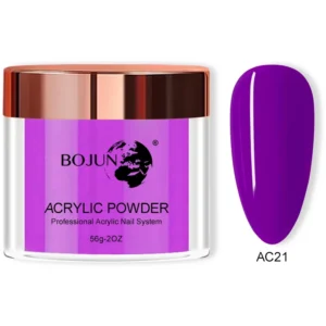 Bojun AC21 Purple Acrylic Powder Crystal Powder Nail Powder