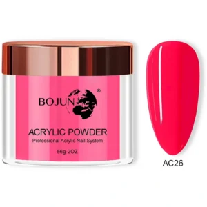 Bojun AC26 Fuchsia Acrylic Powder Crystal Powder Nail Powder