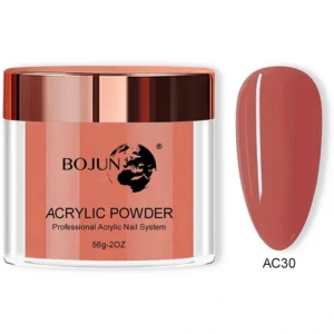 Bojun AC30 Muted Terracotta Acrylic Powder Crystal Powder Nail Powder