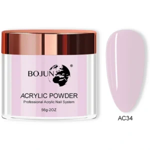 Bojun AC34 Pastel Lilac Acrylic Powder Crystal Powder Nail Powder