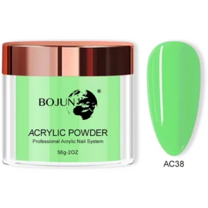 Bojun AC38 Neon Kelly Green Acrylic Powder Crystal Powder