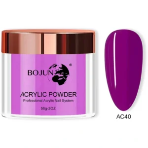 Bojun AC40 Deep Magenta Purple Acrylic Powder Crystal Powder