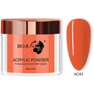 Bojun AC43 Neon Orange Acrylic Powder Crystal Powder