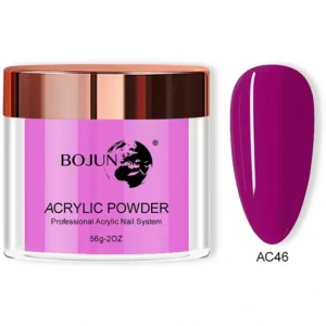 Bojun AC46 Vivid Fuchsia Acrylic Powder Nail Powder