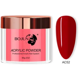 Bojun AC52 Cherry Red Acrylic Powder Crystal Powder