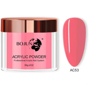 Bojun AC53 Coral Pink Acrylic Powder Crystal Powder