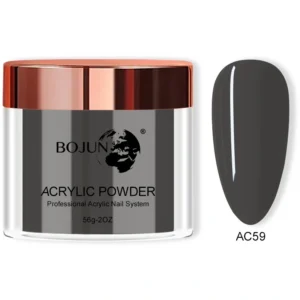 Bojun AC59 Jet Black Acrylic Powder Crystal Powder
