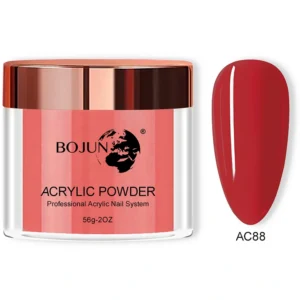 Bojun AC88 Coral Red Acrylic Powder Crystal Powder
