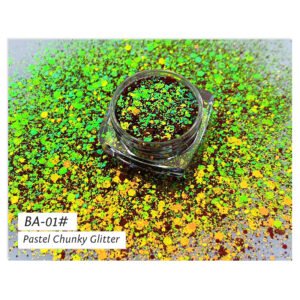 Bojun BA-01 Pastel Chunky Glitter