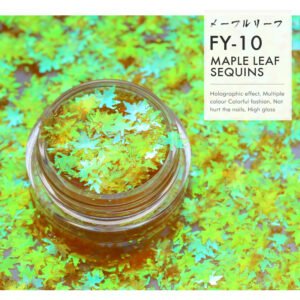 Bojun FY10 Shiny Maple Leaf Sequins