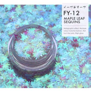 Bojun FY12 Shiny Maple Leaf Sequins