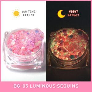 Bojun BG05 Pink  Luminous Sequin