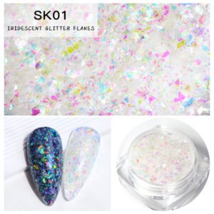 Bojun SK-01 Holographic Iridescent Glitter Flakes