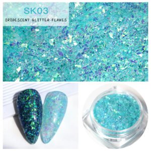 Bojun SK-03 Holographic Iridescent Glitter Flakes