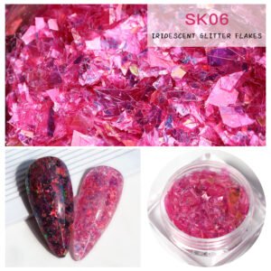 Bojun SK-06 Holographic Iridescent Glitter Flakes