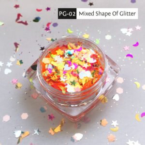 Bojun PG-02 Holographic Mixed Shape of Glitter