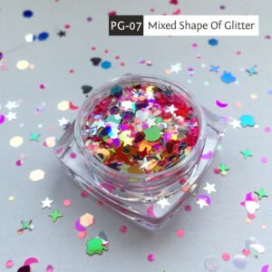 Bojun PG-07 Holographic Mixed Shape of Glitter
