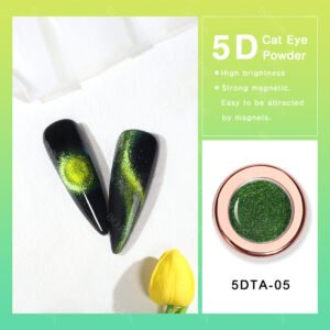 Galaxy 5DTA05 Cat Eye Magnetic Powder, 15 Colors Nail Art