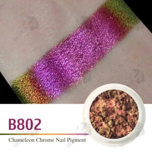 B802Color Shifting Chameleon Pigment Mirror Chrome Nail Powder