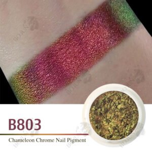 B803Color Shifting Chameleon Pigment Mirror Chrome Nail Powder