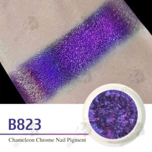 B823Color Shifting Chameleon Pigment Mirror Chrome Nail Powder