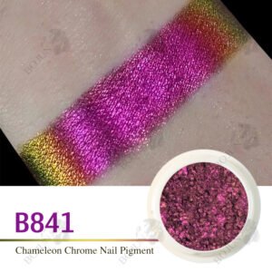 B841Color Shifting Chameleon Pigment Mirror Chrome Nail Powder