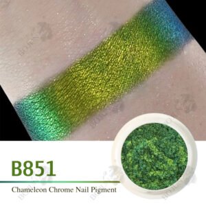 B851Color Shifting Chameleon Pigment Mirror Chrome Nail Powder