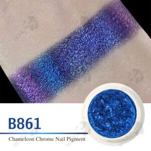 B861Color Shifting Chameleon Pigment Mirror Chrome Nail Powder
