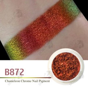 B872Color Shifting Chameleon Pigment Mirror Chrome Nail Powder