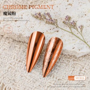 MCB25 Chrome Pigment Powder, Super Mirror Metallic Nail Powder
