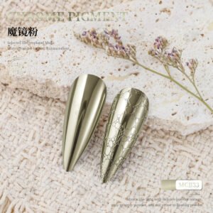 MCB33 Chrome Pigment Powder, Super Mirror Metallic Nail Powder
