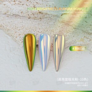 RB03B Series High Brightness Aurora Nail Powder