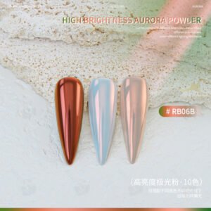 RB06B Series High Brightness Aurora Nail Powder